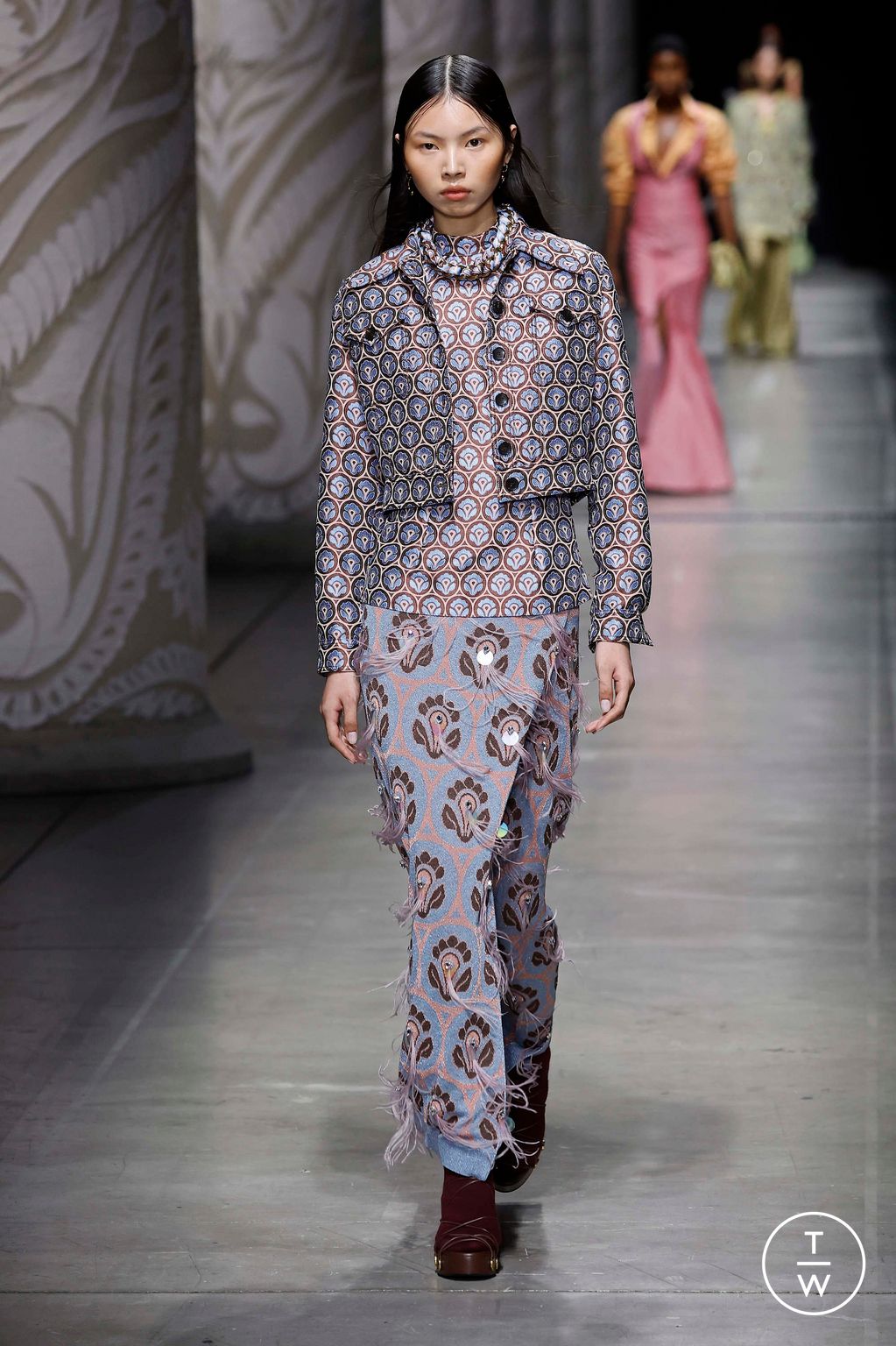 Fashion Week Milan Spring/Summer 2024 look 37 from the Etro collection womenswear