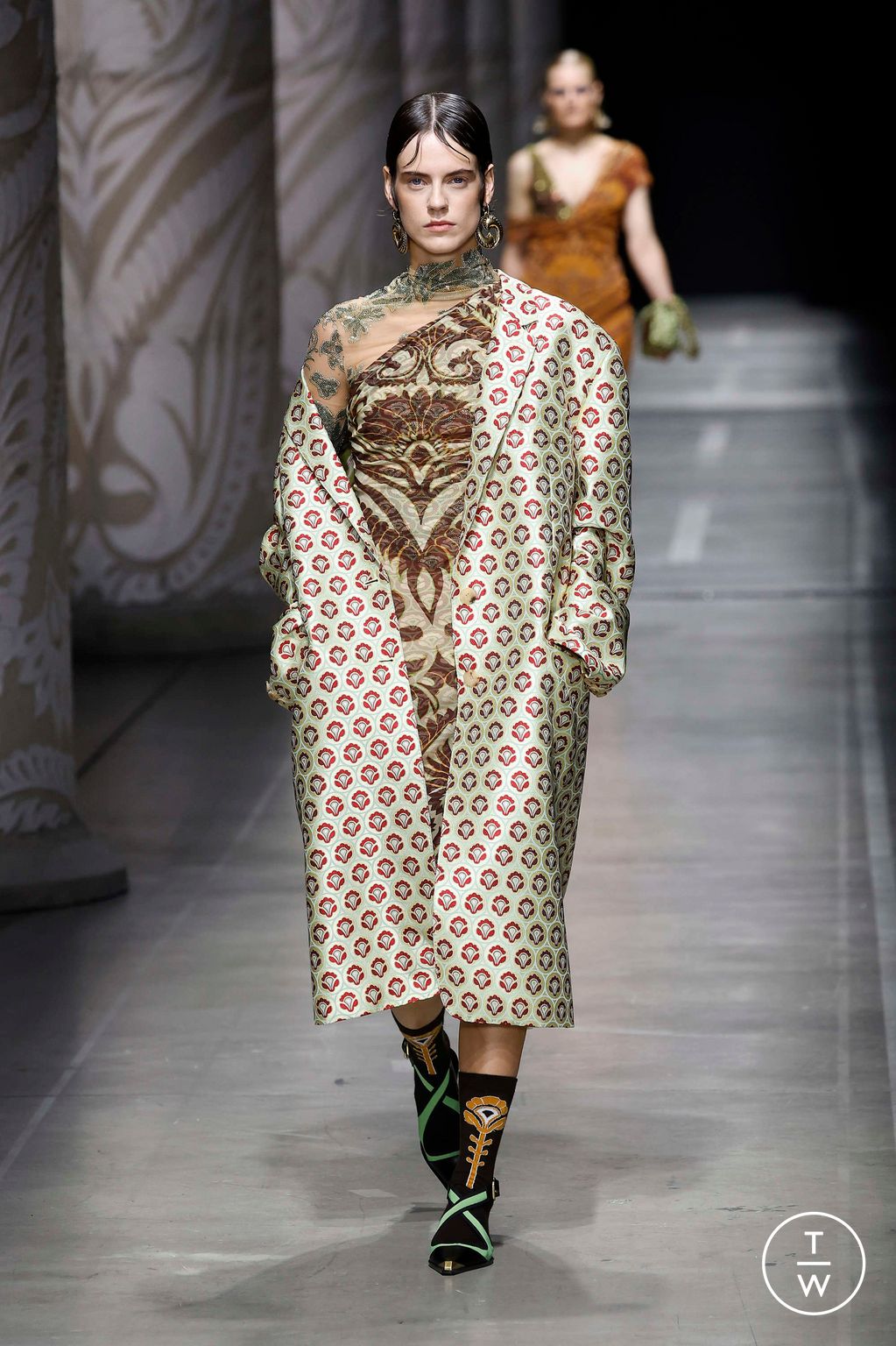 Fashion Week Milan Spring/Summer 2024 look 45 from the Etro collection womenswear