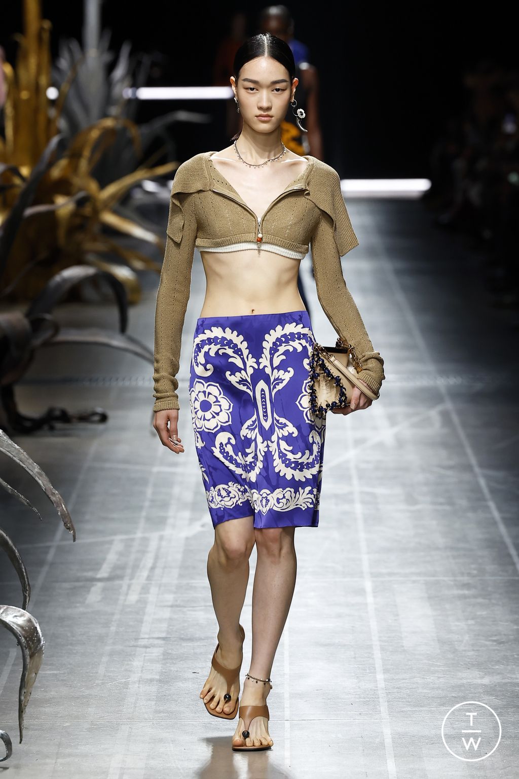 Fashion Week Milan Spring-Summer 2025 look 10 from the Etro collection womenswear