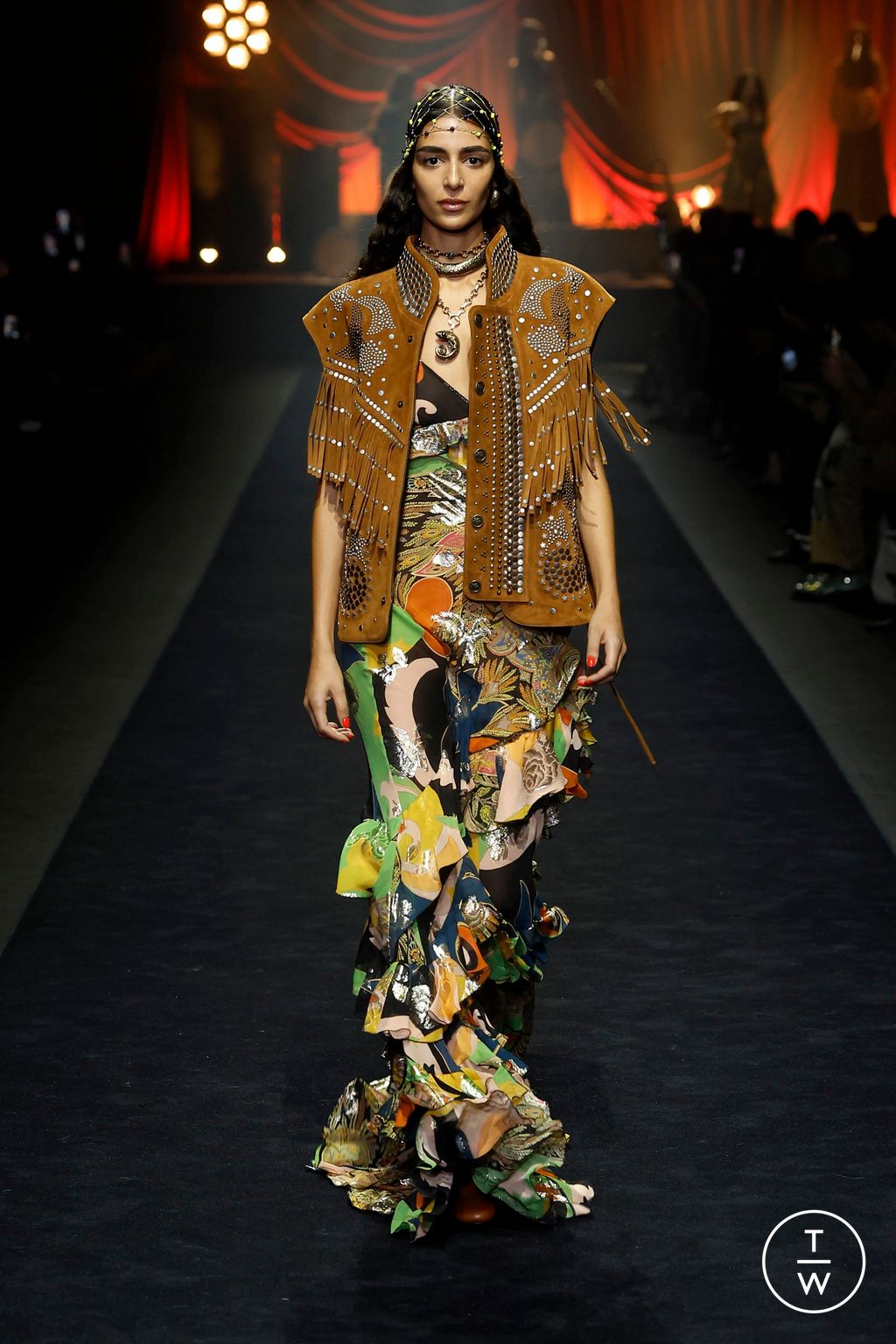 Fashion Week Milan Spring/Summer 2026 look 2 from the Etro collection womenswear