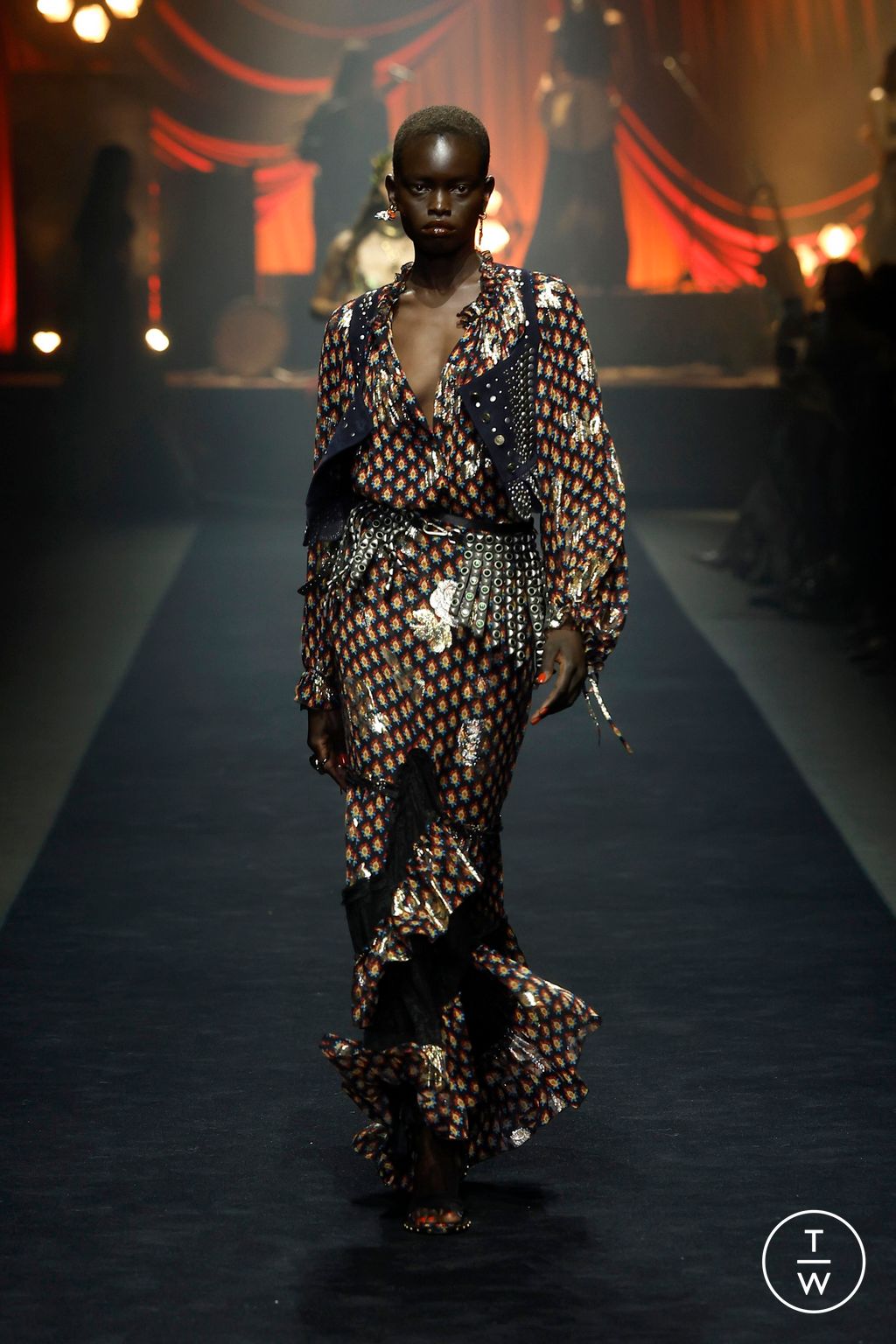 Fashion Week Milan Spring/Summer 2026 look 5 from the Etro collection womenswear