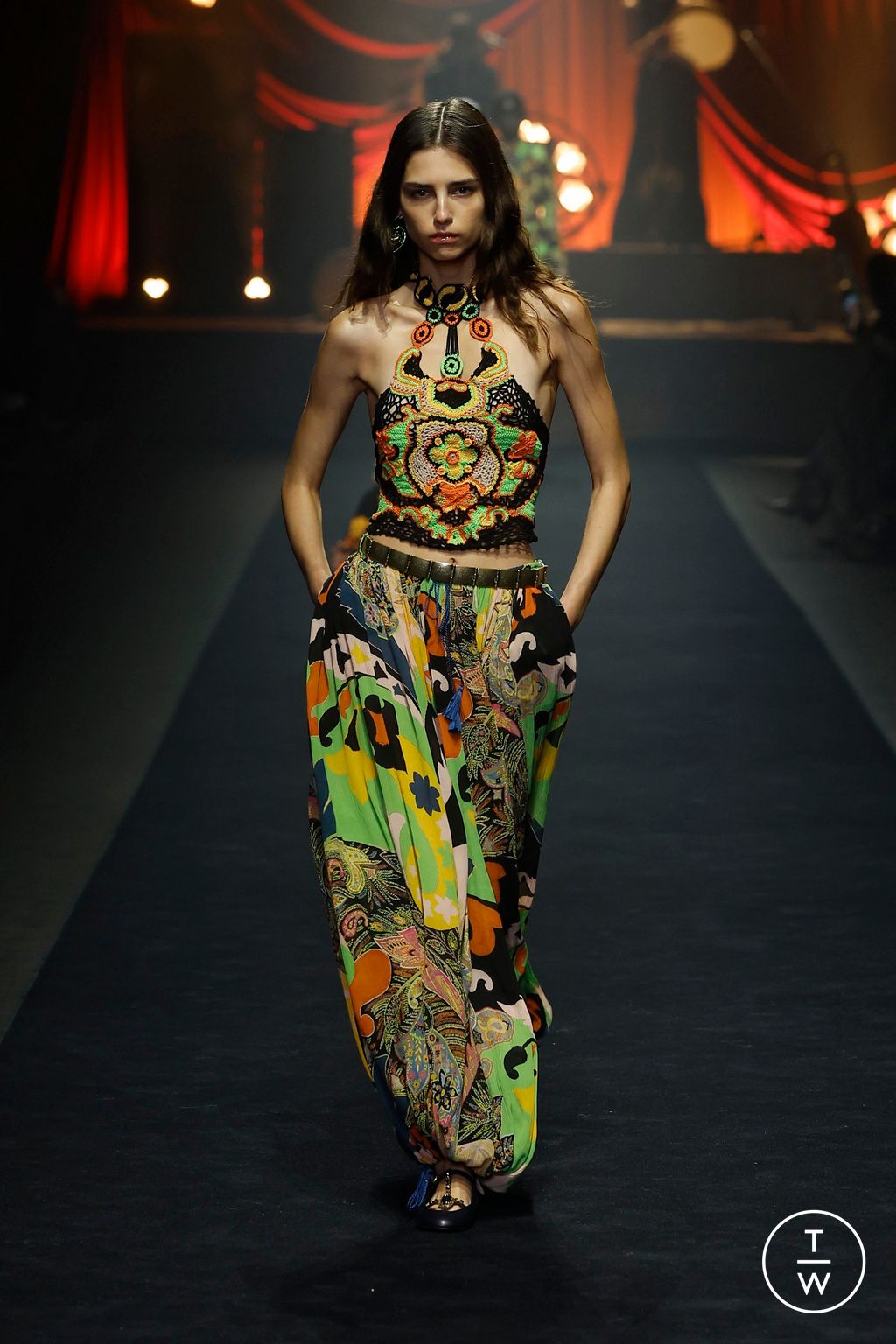 Fashion Week Milan Spring/Summer 2026 look 11 from the Etro collection womenswear