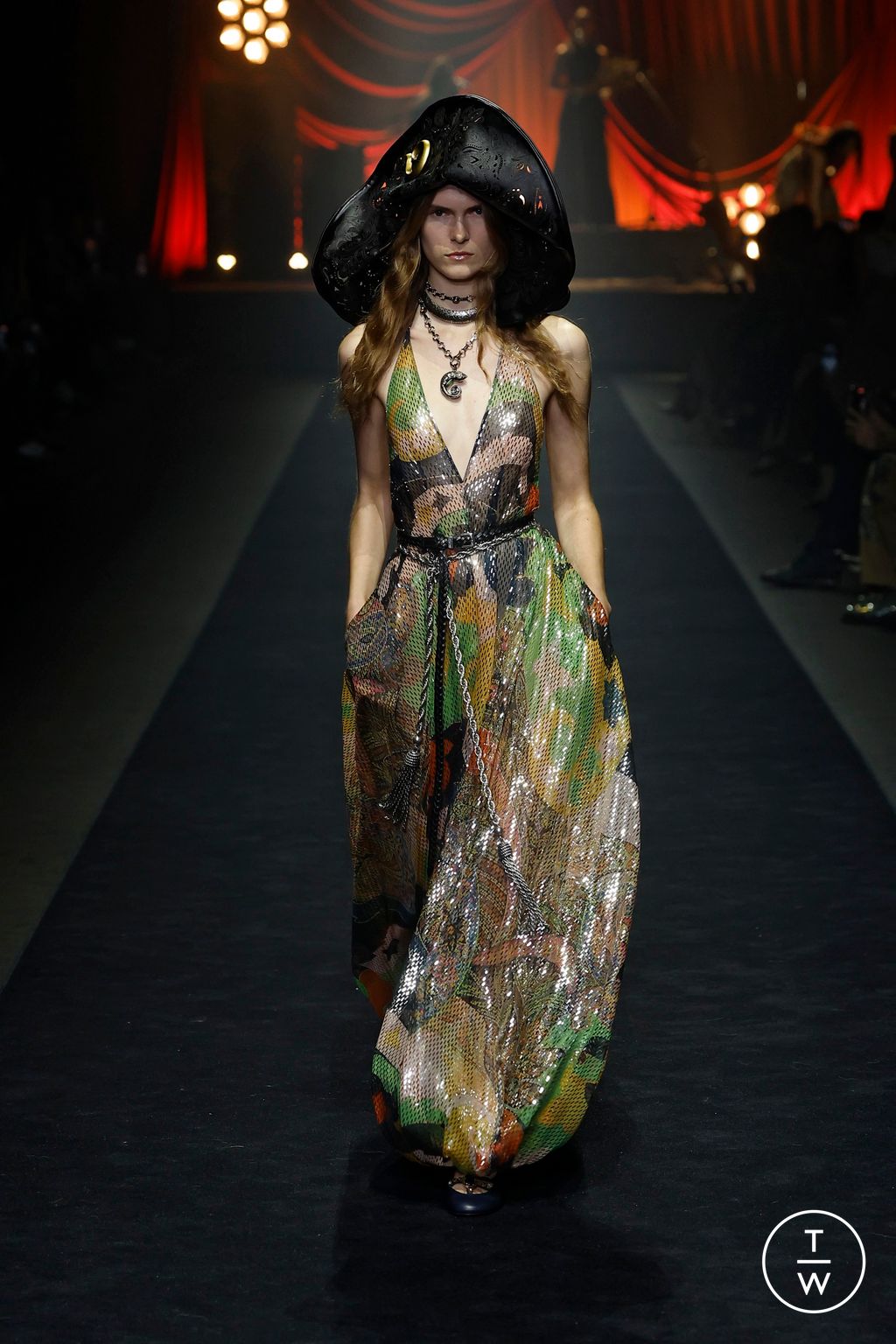 Fashion Week Milan Spring/Summer 2026 look 17 from the Etro collection womenswear