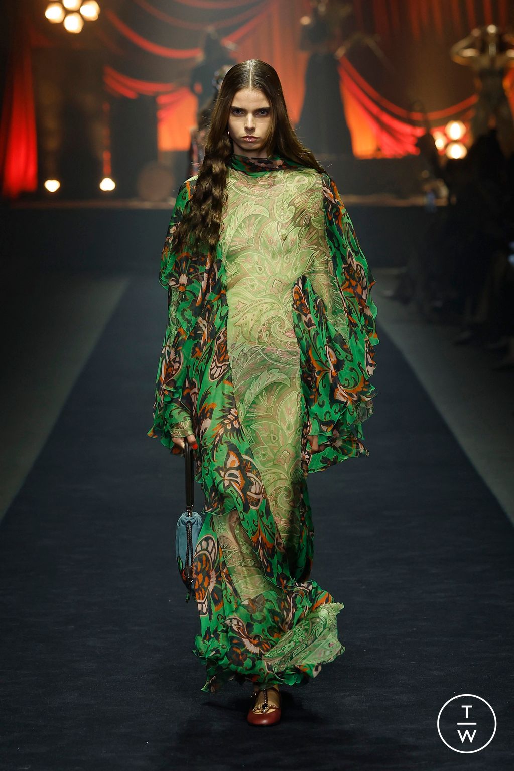 Fashion Week Milan Spring/Summer 2026 look 23 from the Etro collection womenswear