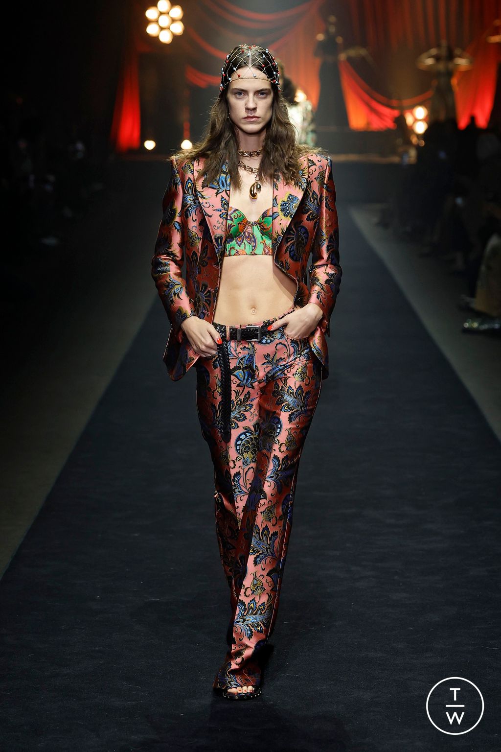 Fashion Week Milan Spring/Summer 2026 look 24 from the Etro collection womenswear