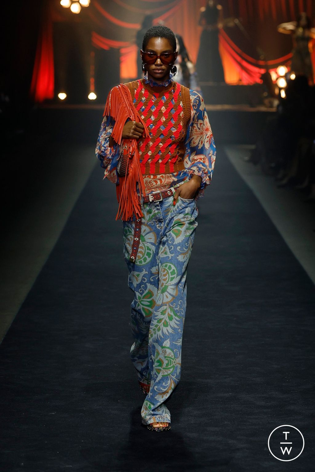 Fashion Week Milan Spring/Summer 2026 look 29 from the Etro collection womenswear