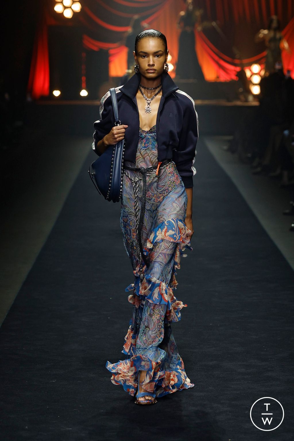 Fashion Week Milan Spring/Summer 2026 look 35 from the Etro collection womenswear
