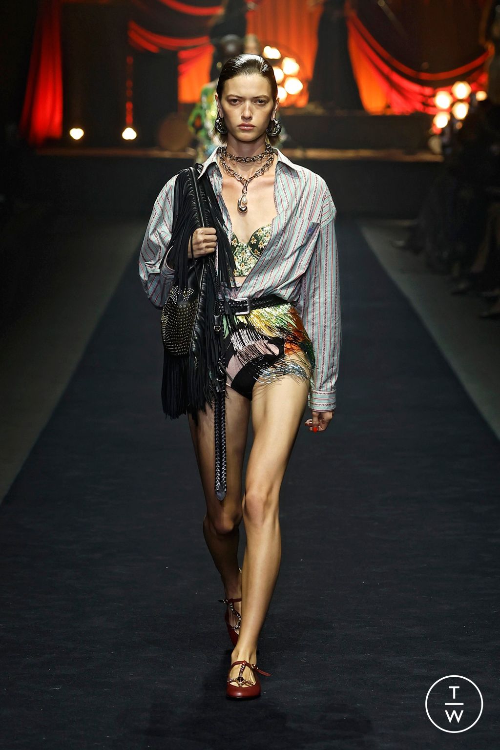 Fashion Week Milan Spring/Summer 2026 look 45 from the Etro collection womenswear