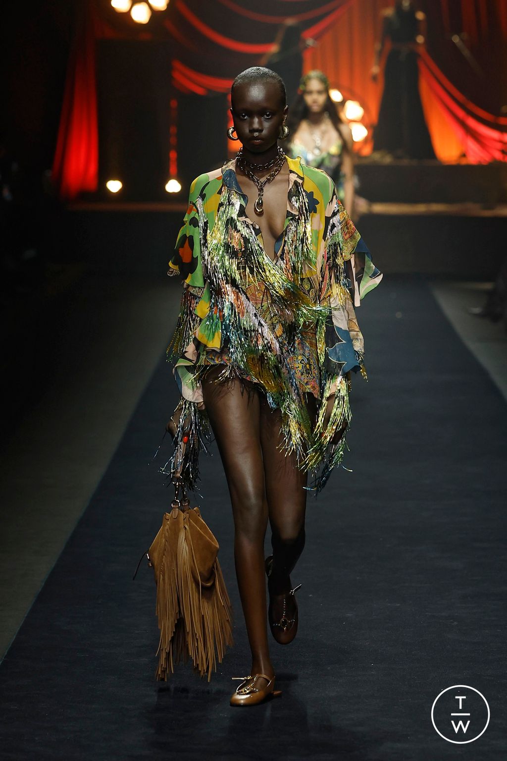 Fashion Week Milan Spring/Summer 2026 look 46 from the Etro collection womenswear