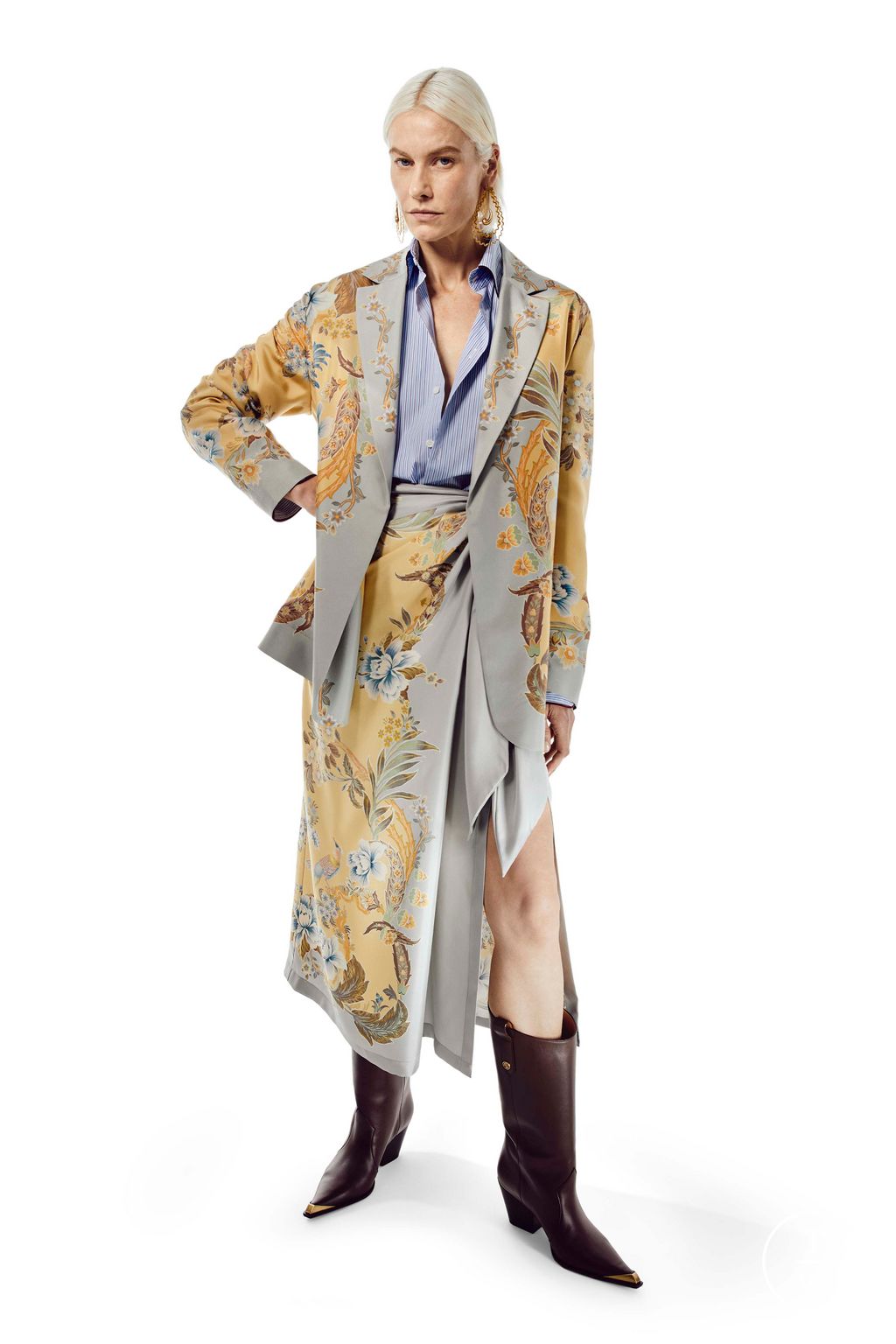 Fashion Week Milan Pre-Fall 2024 look 17 from the Etro collection womenswear