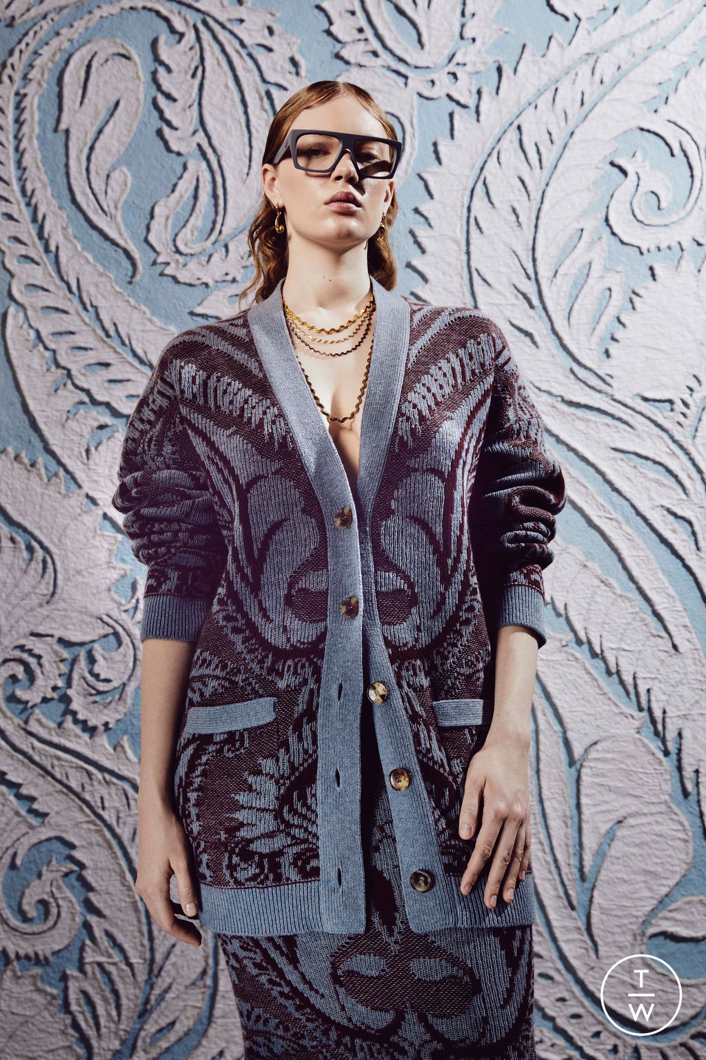 Fashion Week Milan Pre-Fall 2024 look 31 from the Etro collection 女装