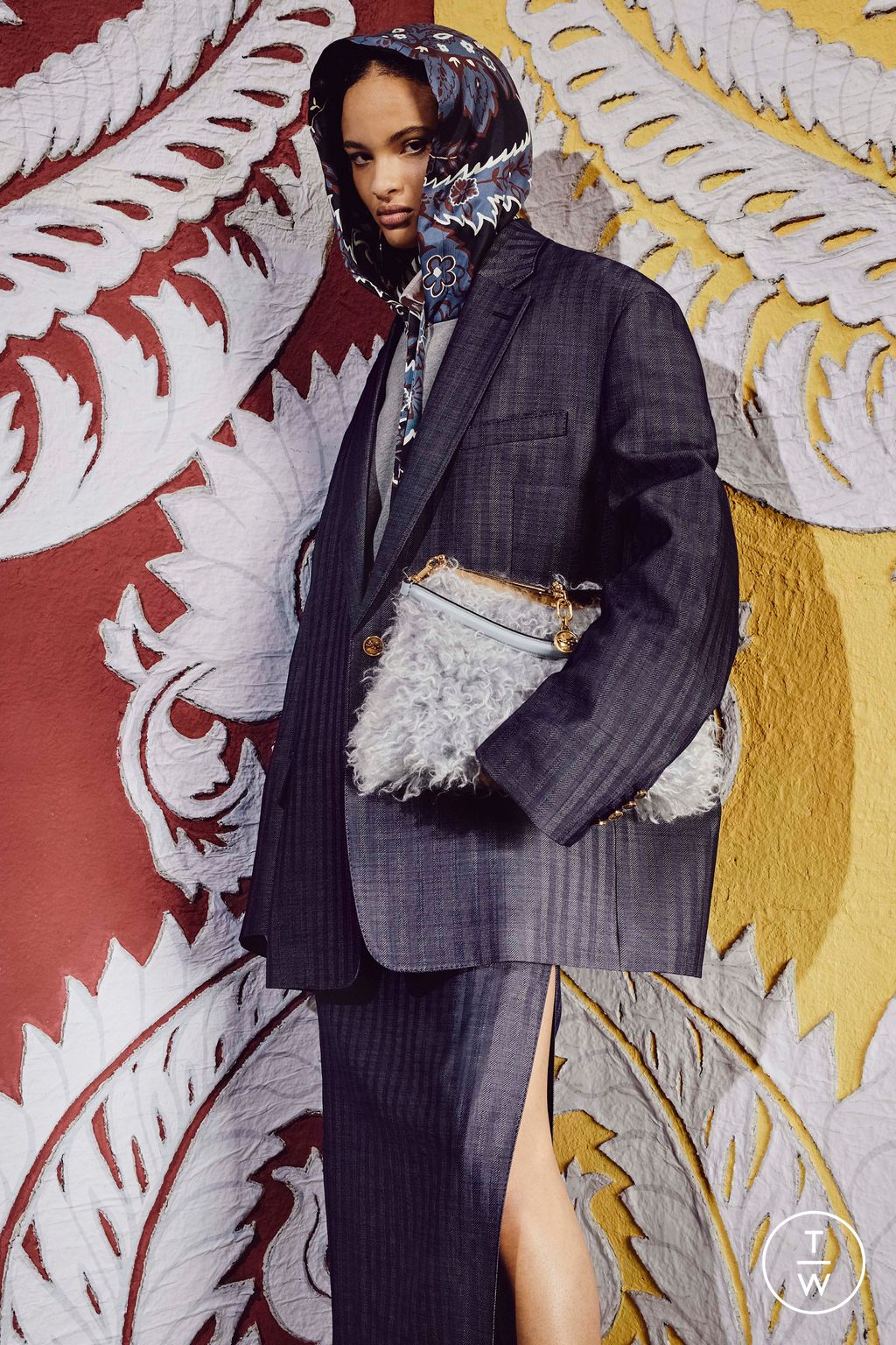 Fashion Week Milan Pre-Fall 2024 look 34 from the Etro collection womenswear