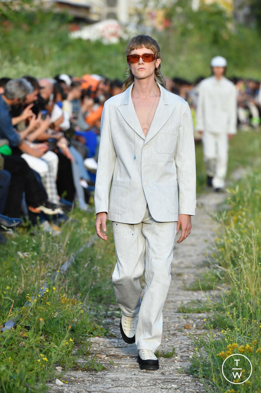Fashion Week Paris Spring/Summer 2023 look 1 from the Études collection menswear