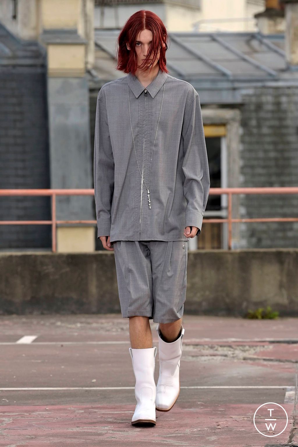 Fashion Week Paris Spring/Summer 2024 look 11 from the Études collection menswear