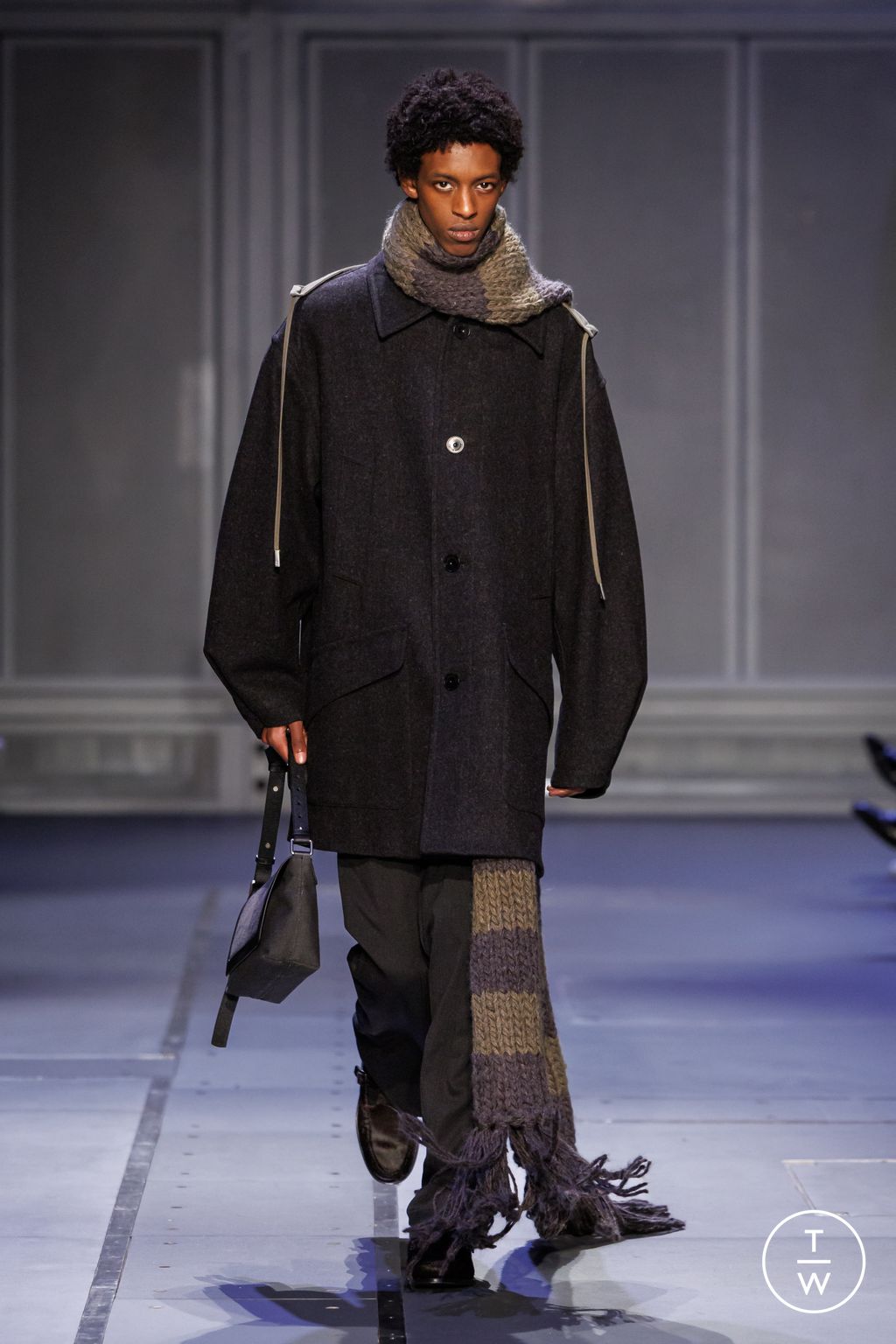 Fashion Week Paris Fall/Winter 2026 look 3 from the Études Studio collection menswear
