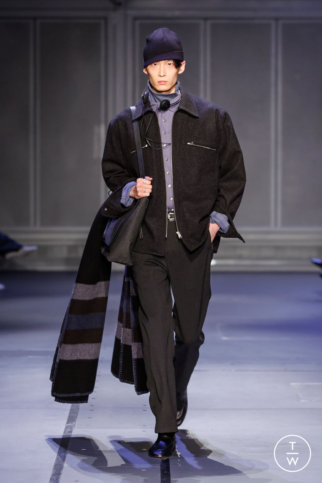 Fashion Week Paris Fall/Winter 2026 look 4 from the Études Studio collection menswear