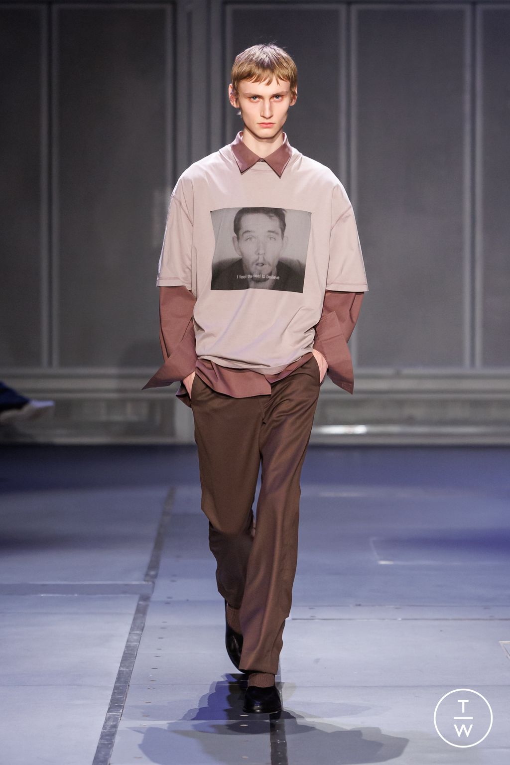 Fashion Week Paris Fall/Winter 2026 look 14 from the Études Studio collection menswear