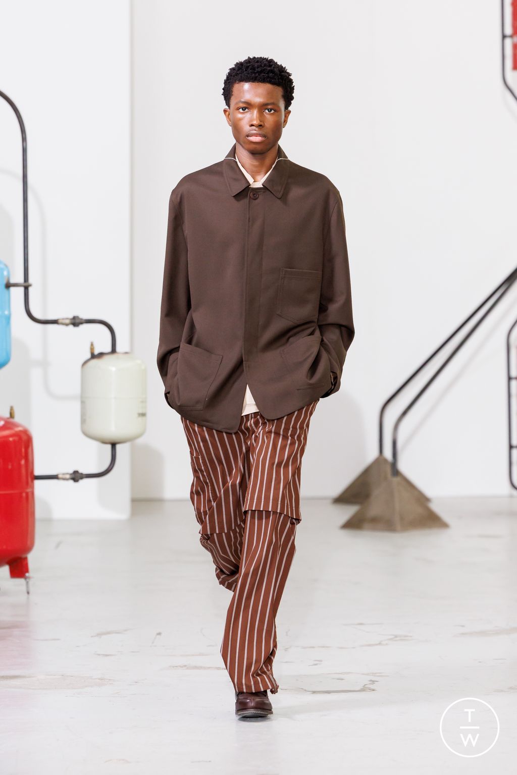 Fashion Week Paris Spring/Summer 2026 look 5 from the Études Studio collection menswear