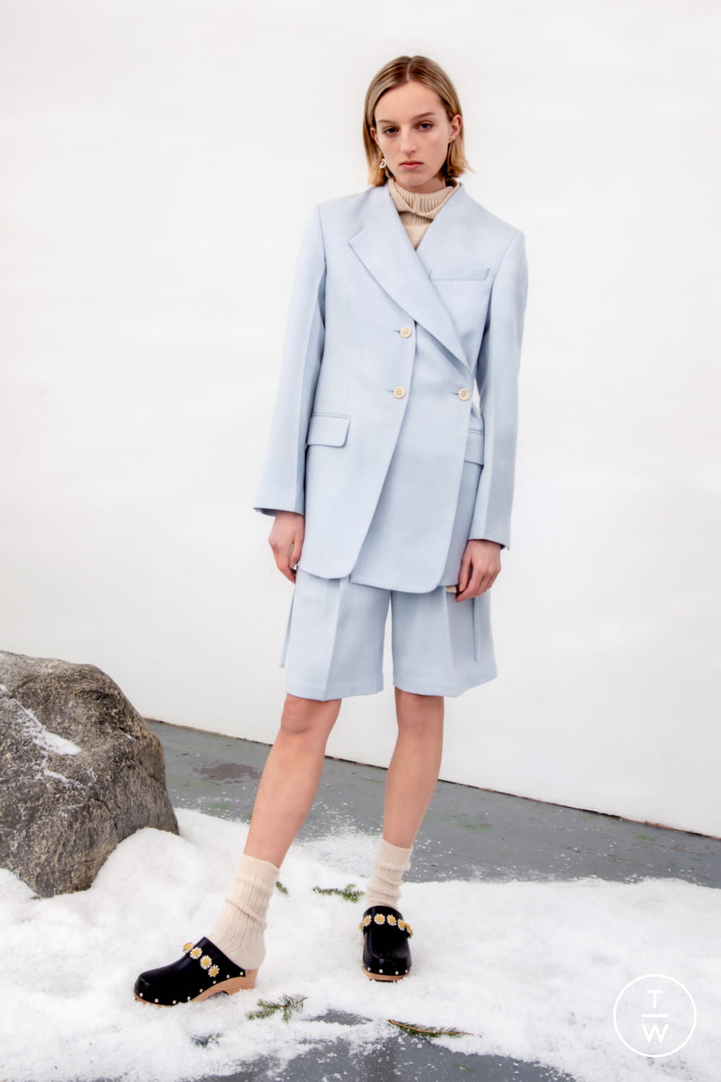 Fashion Week London Fall/Winter 2021 look 12 de la collection Eudon Choi womenswear