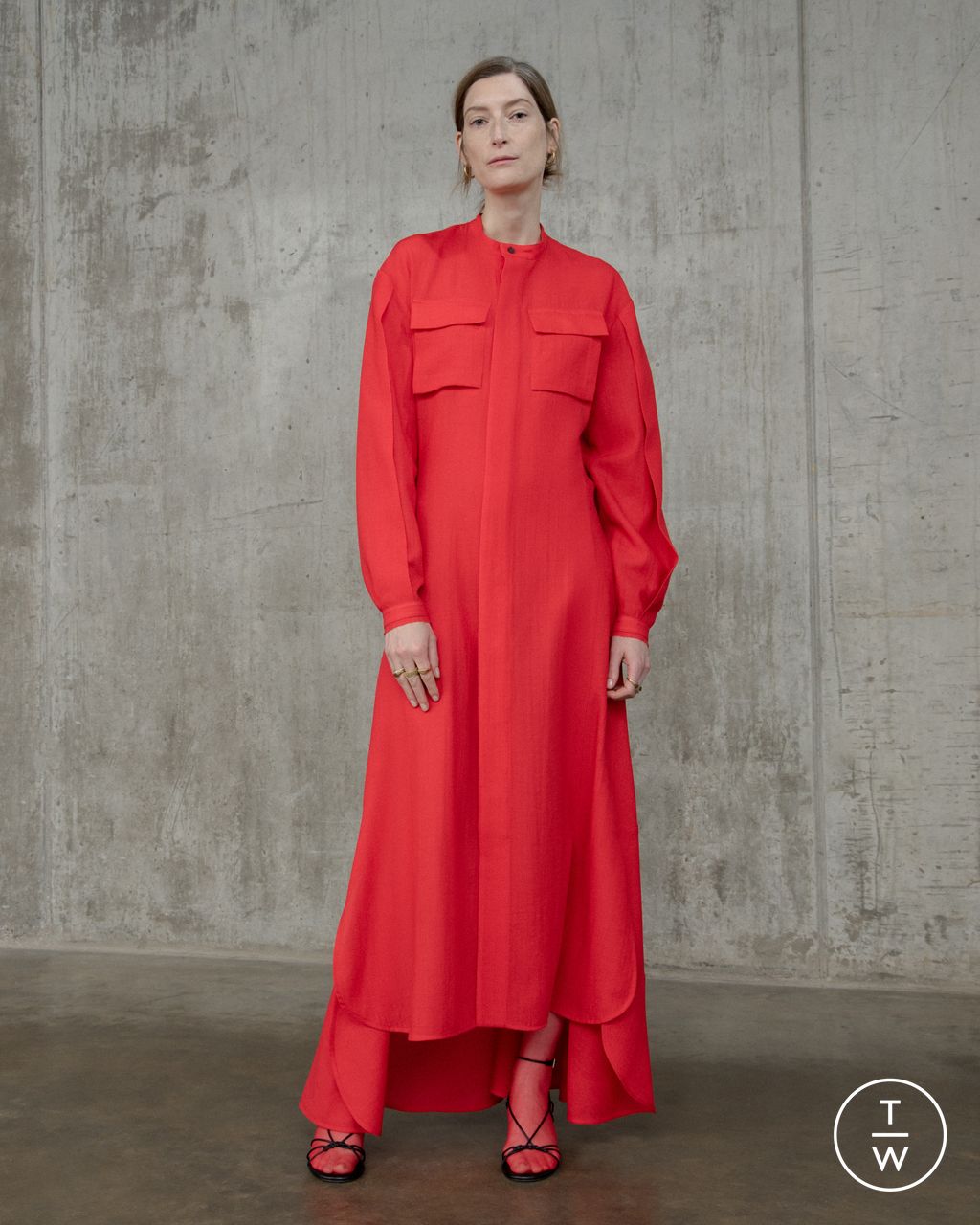 Fashion Week London Pre-Fall 2023 look 35 from the Eudon Choi collection womenswear