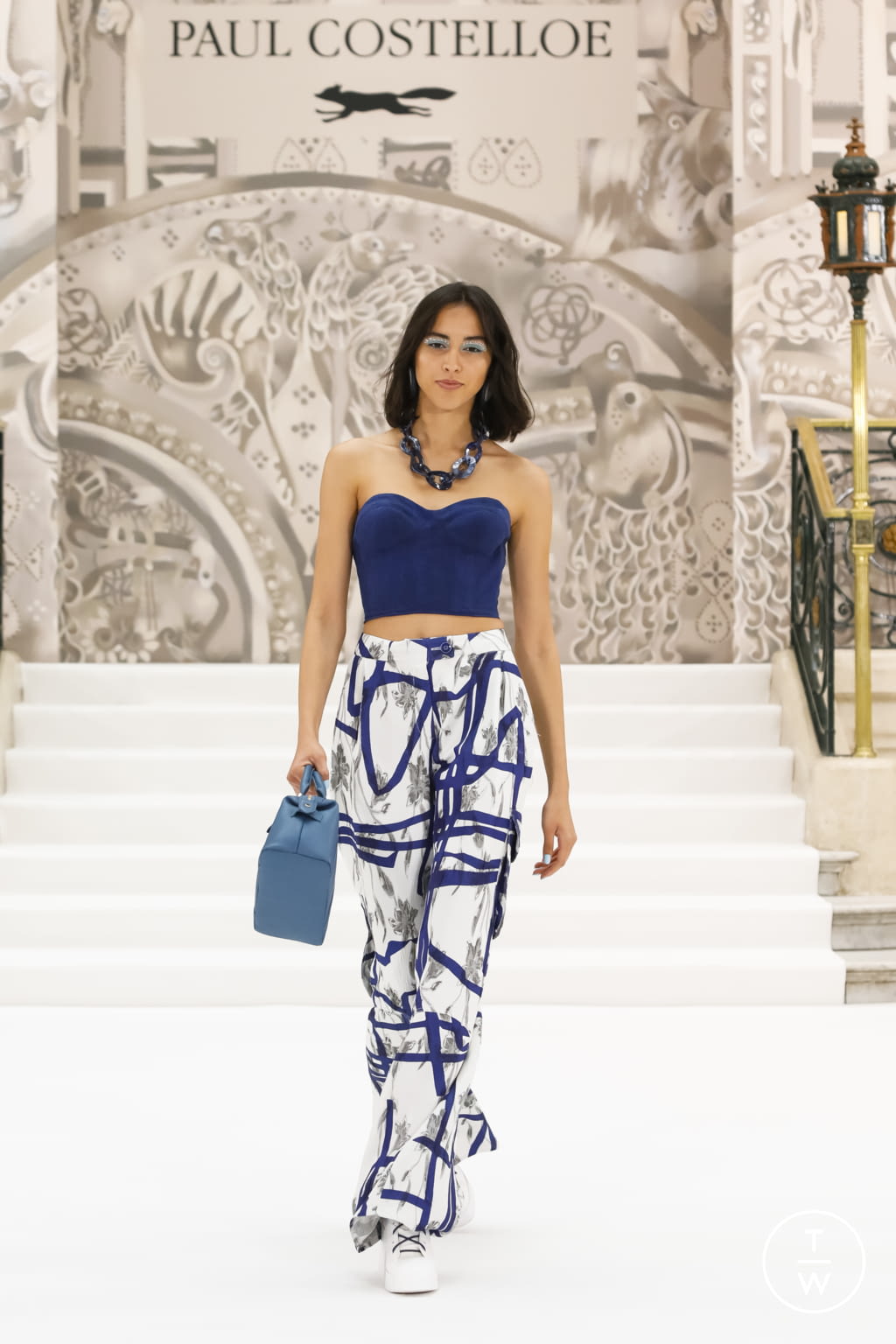 Fashion Week London Spring/Summer 2022 look 35 from the Paul Costelloe collection womenswear