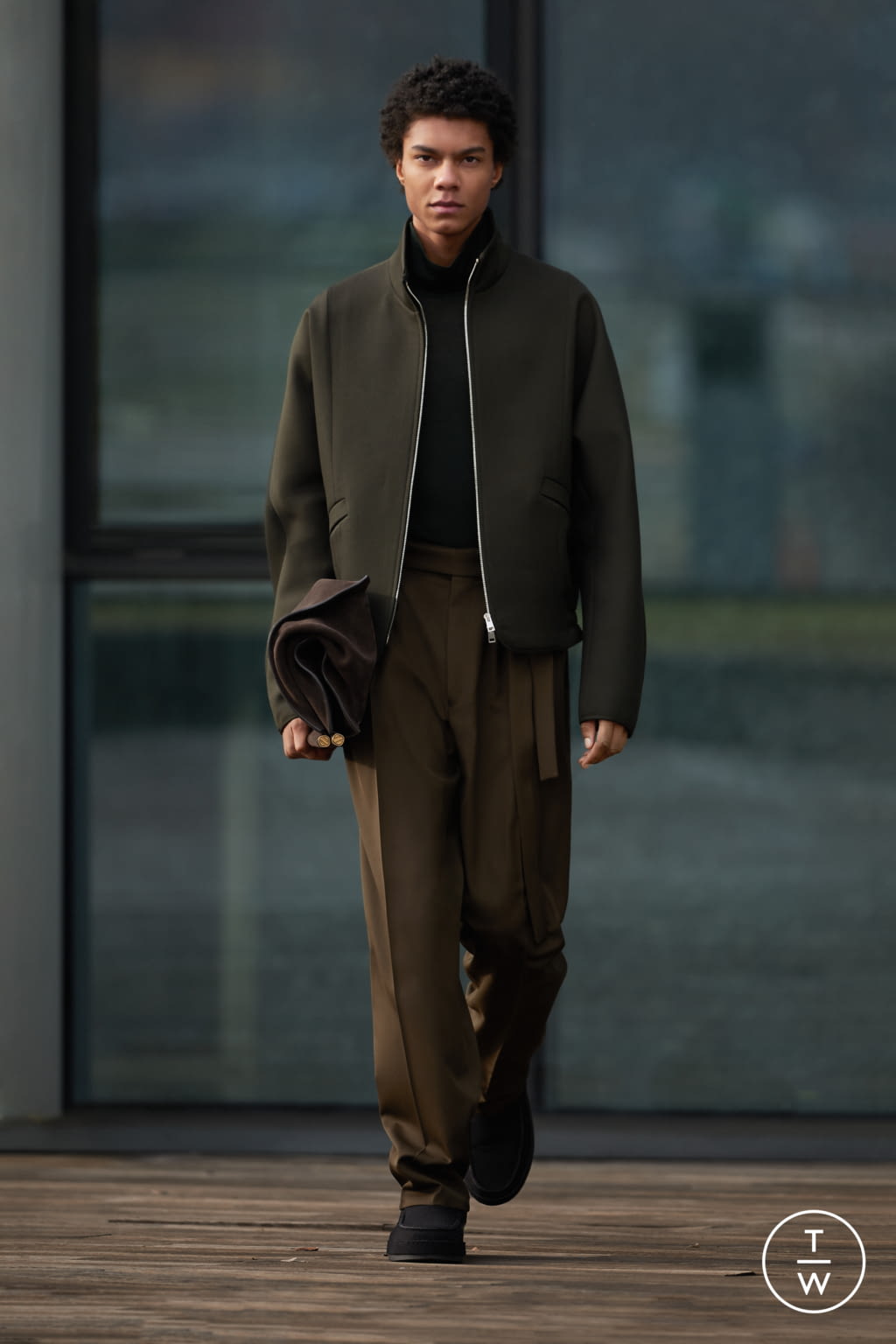 Fashion Week Milan Fall/Winter 2021 look 10 from the ZEGNA collection menswear
