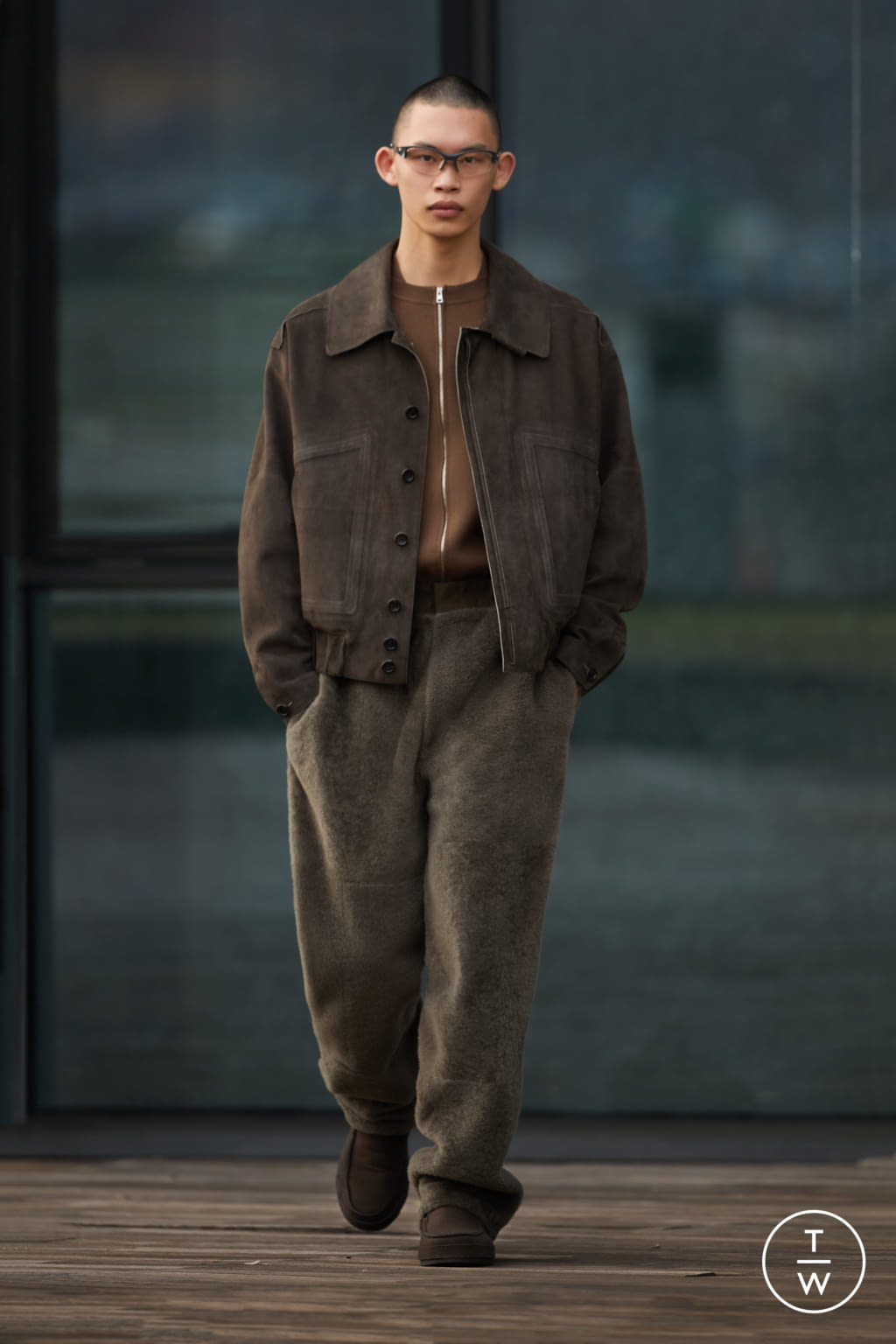 Fashion Week Milan Fall/Winter 2021 look 13 from the ZEGNA collection menswear
