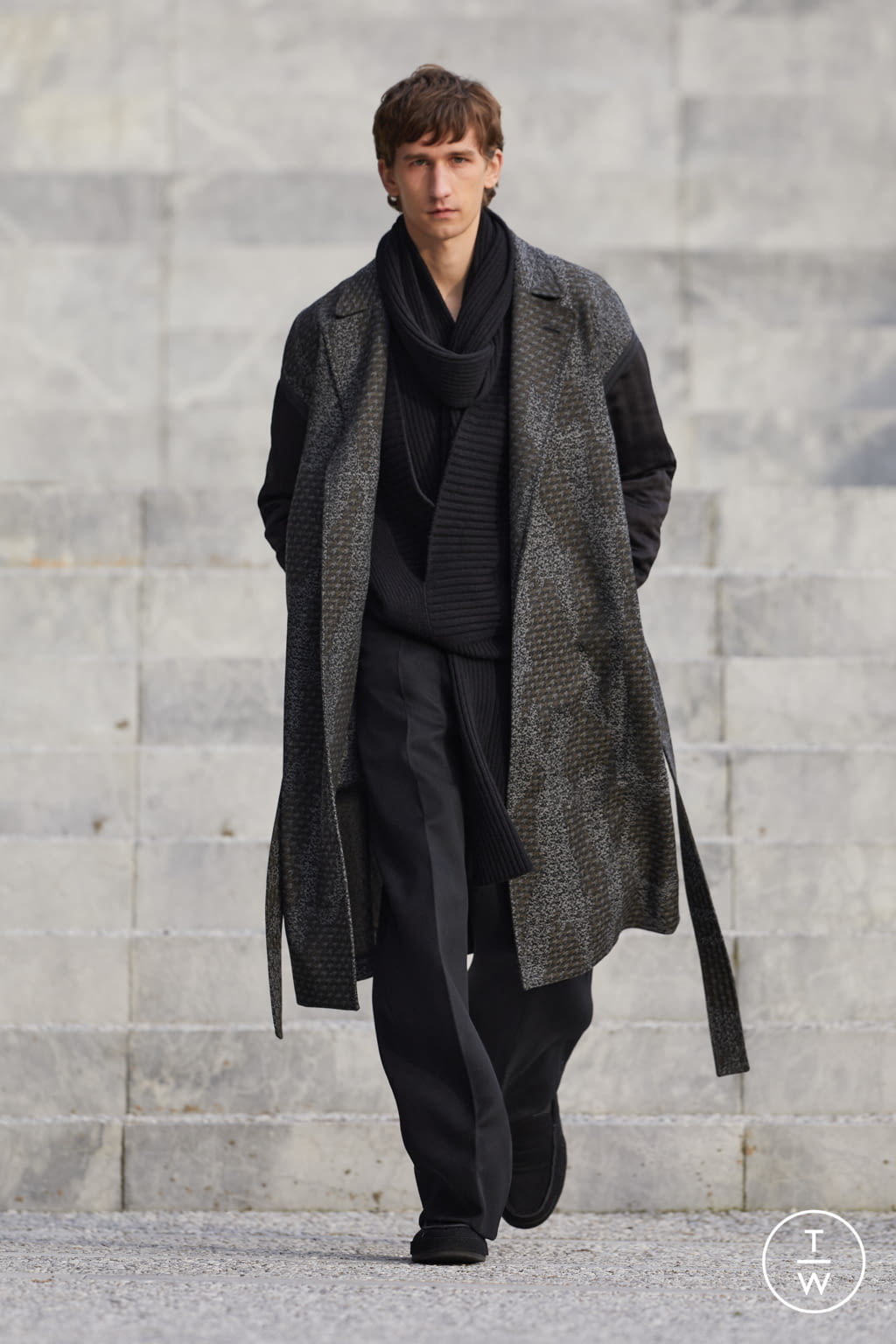 Fashion Week Milan Fall/Winter 2021 look 25 from the ZEGNA collection menswear