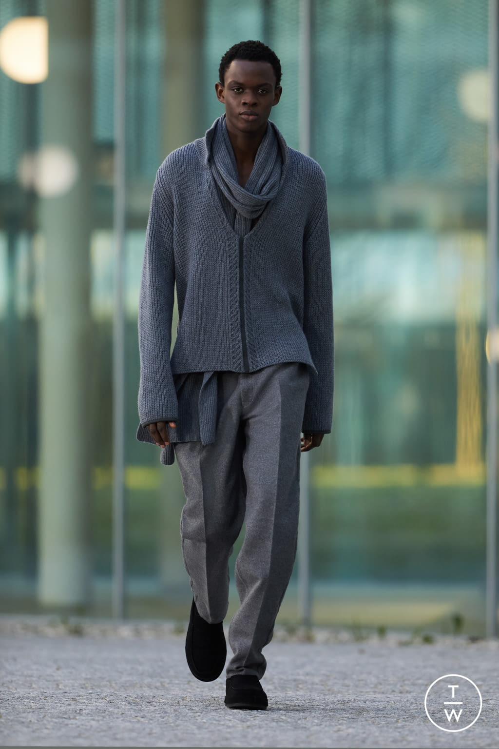 Fashion Week Milan Fall/Winter 2021 look 35 from the ZEGNA collection menswear