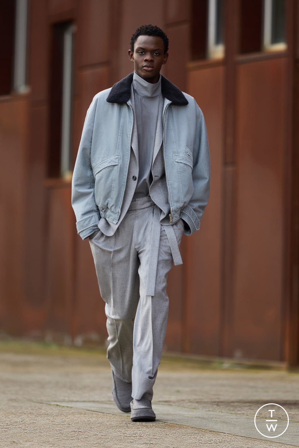 Fashion Week Milan Fall/Winter 2021 look 45 from the ZEGNA collection menswear