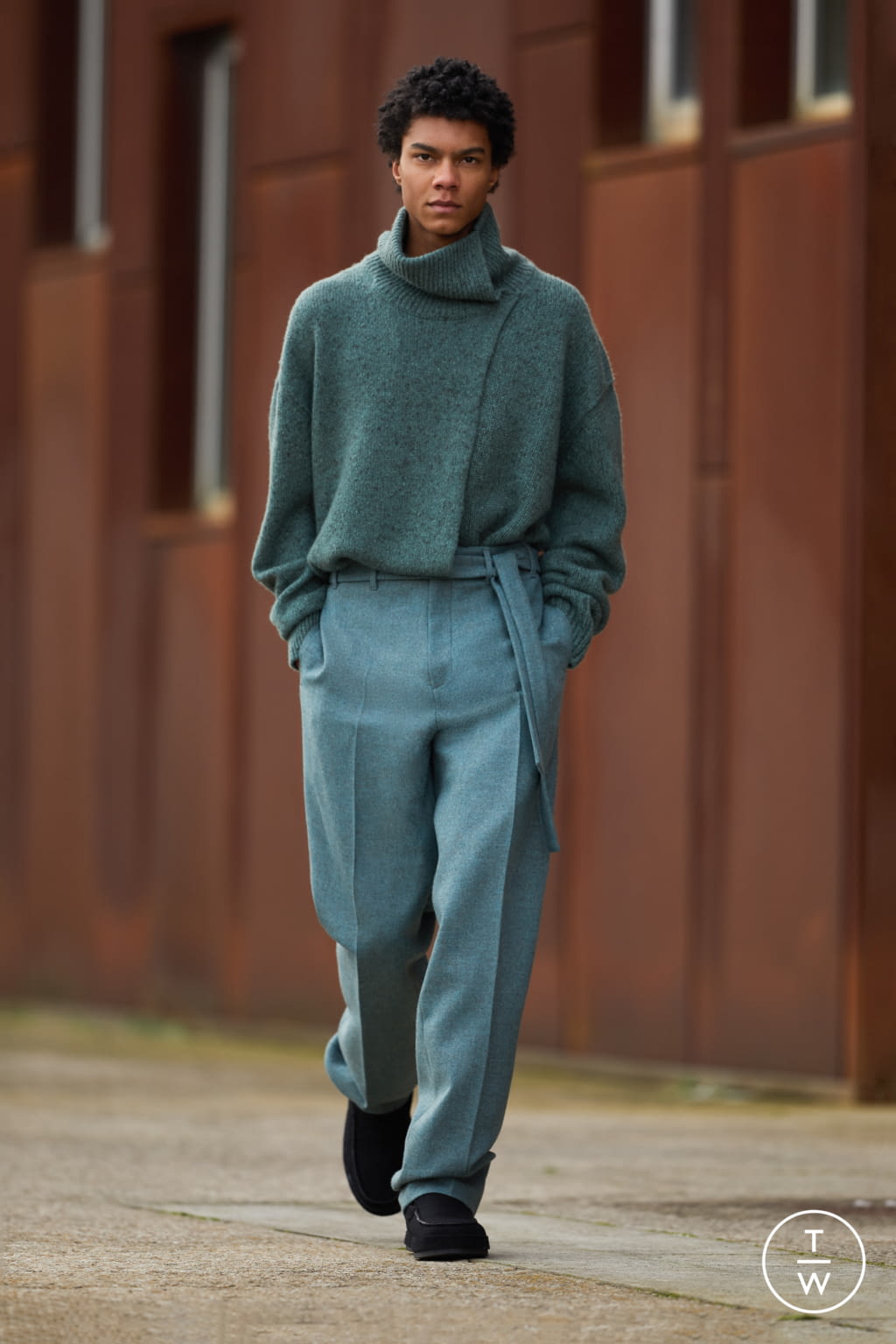 Fashion Week Milan Fall/Winter 2021 look 50 from the ZEGNA collection menswear