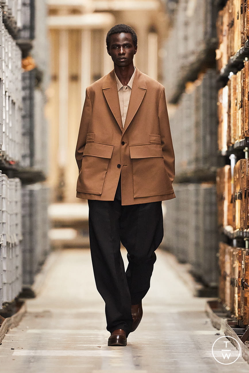 Fashion Week Milan Spring/Summer 2021 look 11 from the ZEGNA collection 男装
