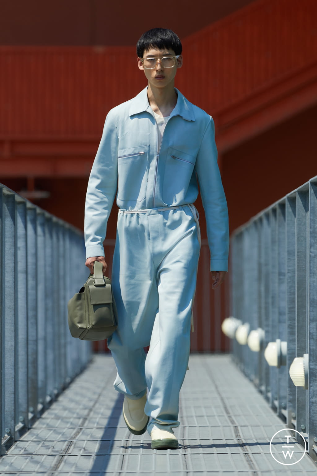 Fashion Week Milan Spring/Summer 2022 look 1 from the ZEGNA collection menswear