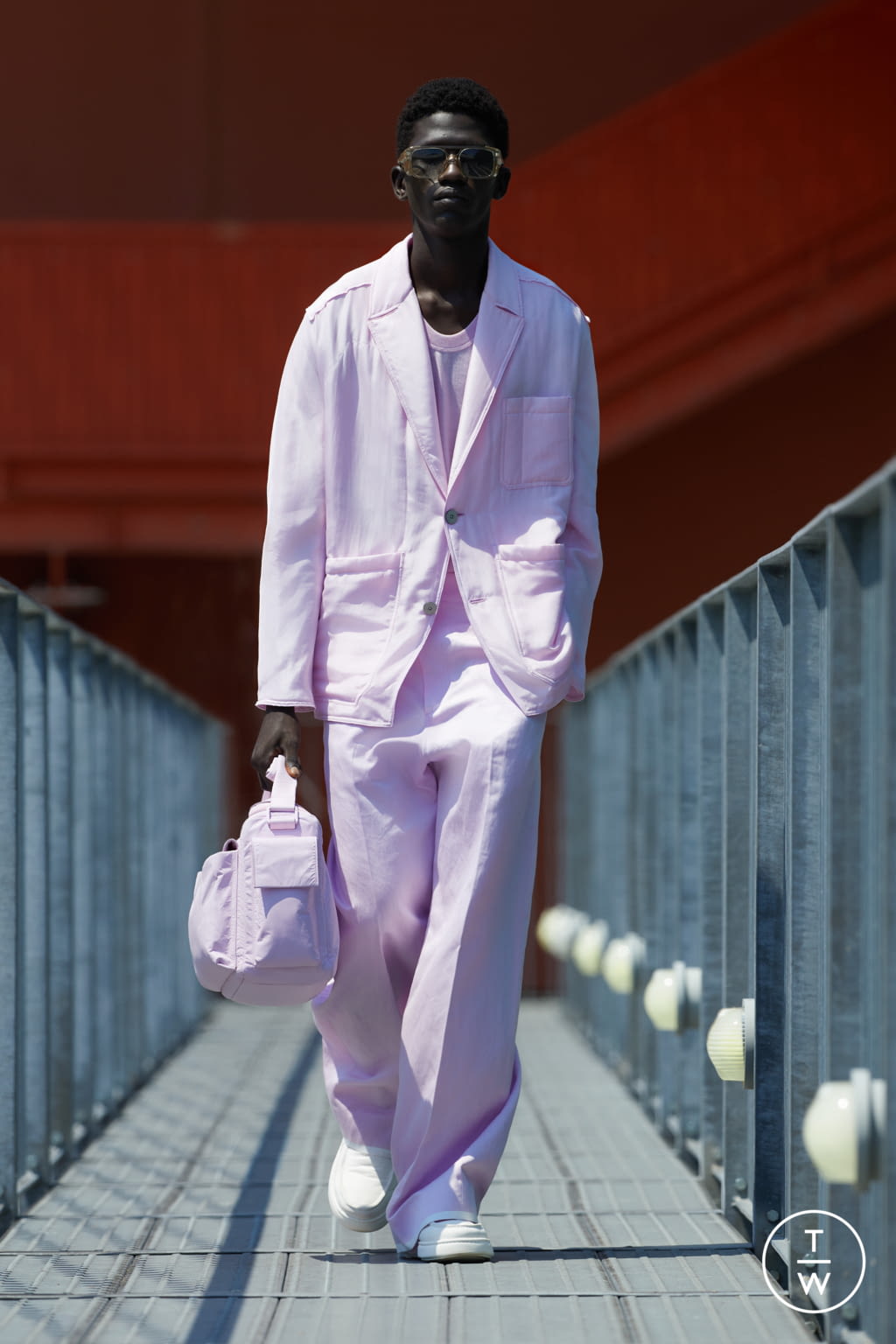 Fashion Week Milan Spring/Summer 2022 look 4 from the ZEGNA collection menswear