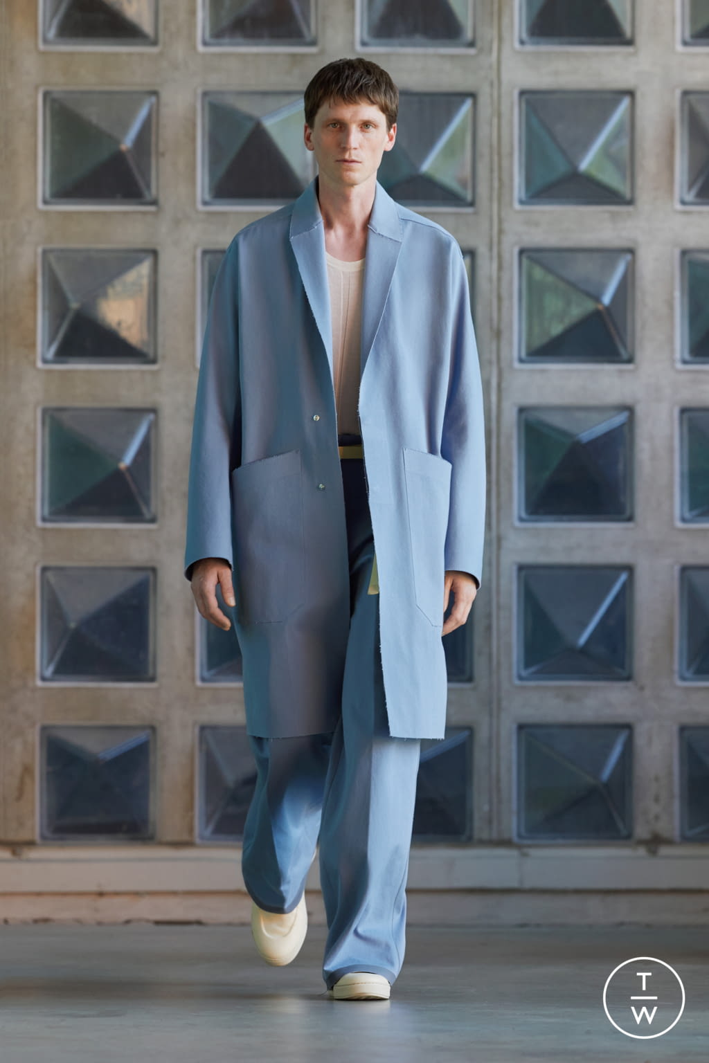 Fashion Week Milan Spring/Summer 2022 look 8 from the ZEGNA collection menswear
