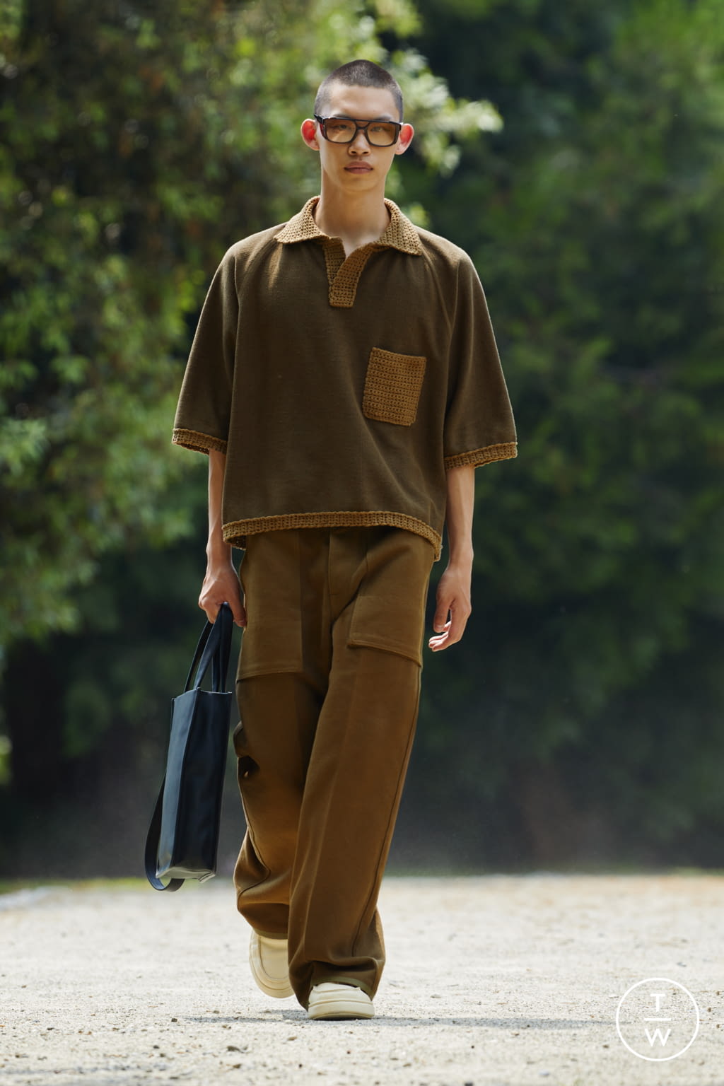 Fashion Week Milan Spring/Summer 2022 look 28 from the ZEGNA collection 男装