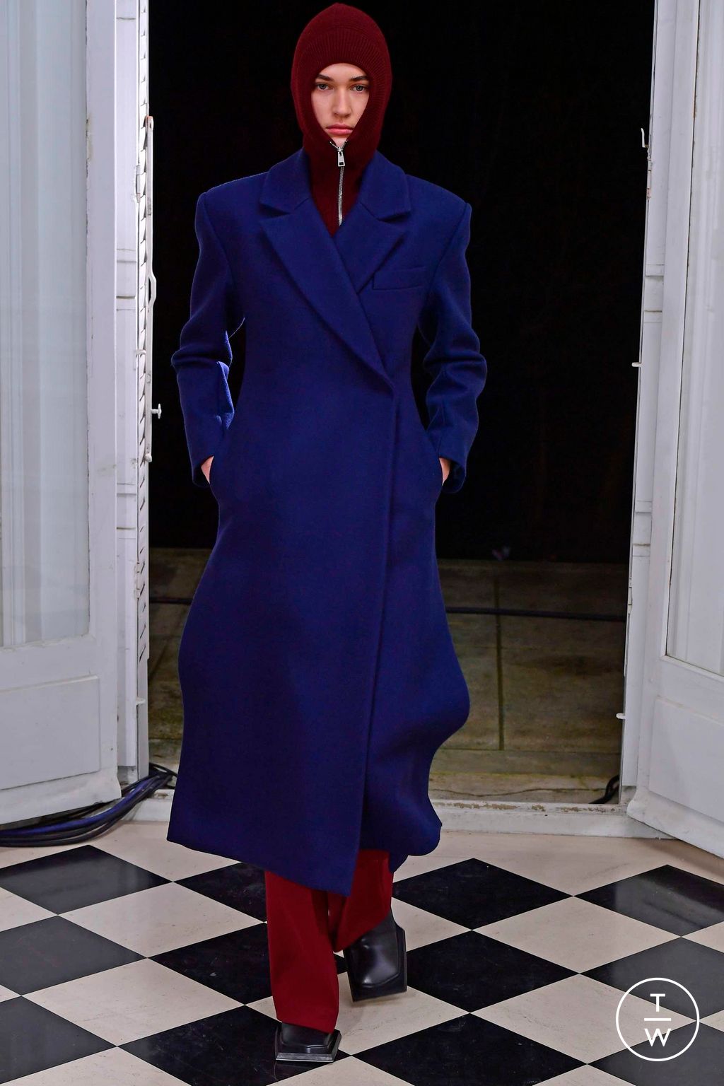 Fashion Week Paris Spring/Summer 2023 look 7 from the Maison Rabih Kayrouz collection 高级定制