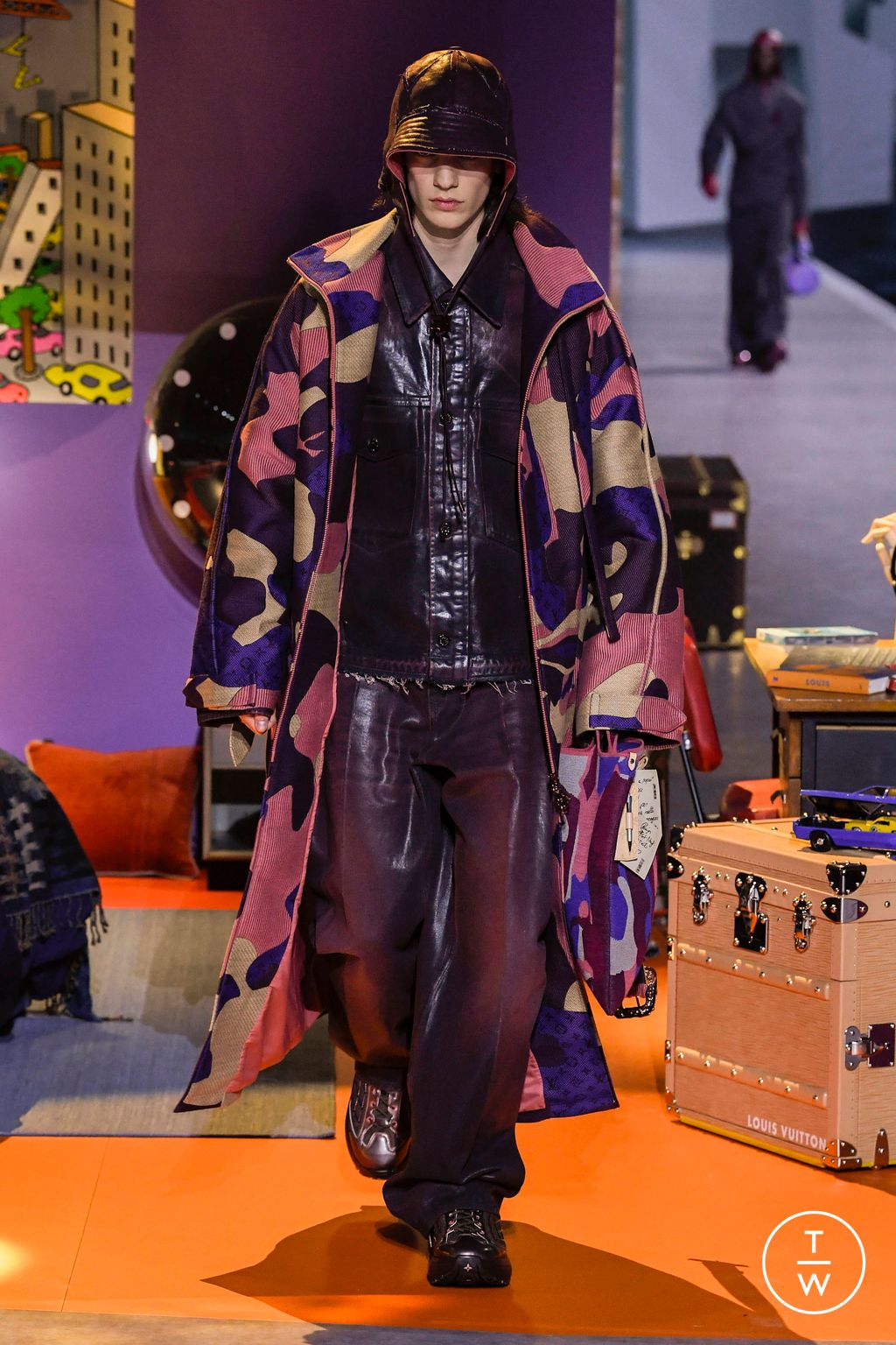 Fashion Week Paris Fall/Winter 2023 look 52 de la collection Louis Vuitton menswear