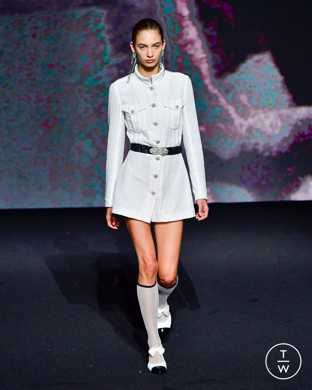 Fashion Week Paris Spring/Summer 2023 look 3 from the Chanel collection womenswear