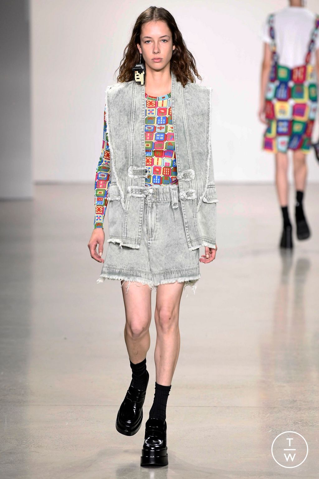 Fashion Week New York Spring/Summer 2023 look 3 from the Vivienne Tam collection 女装