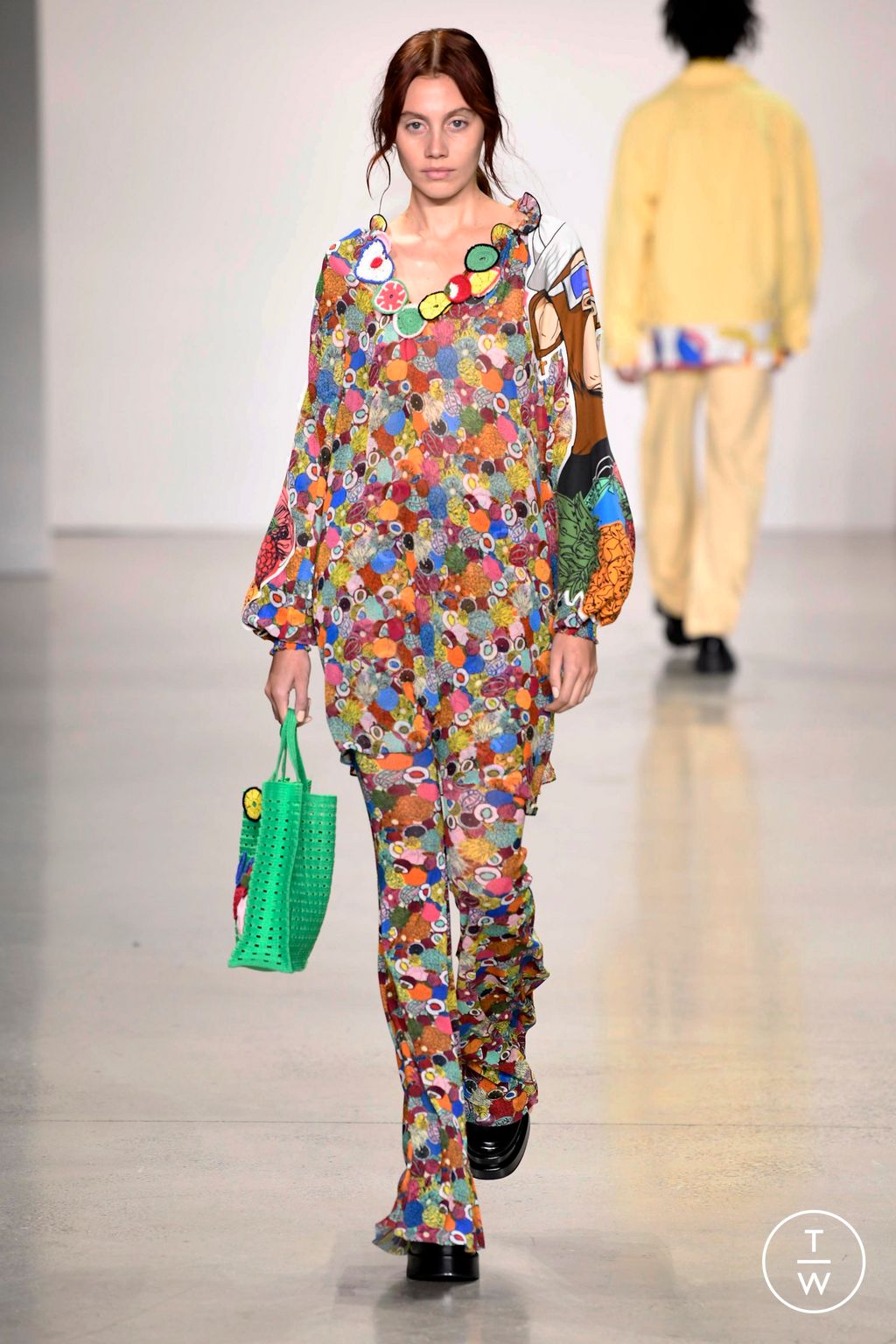 Fashion Week New York Spring/Summer 2023 look 14 from the Vivienne Tam collection 女装