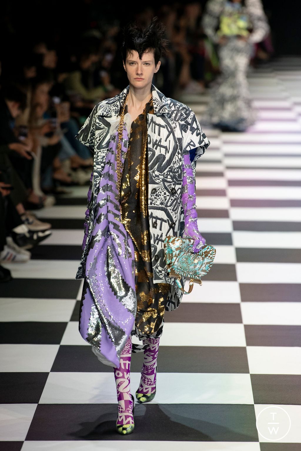 Fashion Week Milan Spring/Summer 2023 look 28 from the Matty Bovan collection womenswear