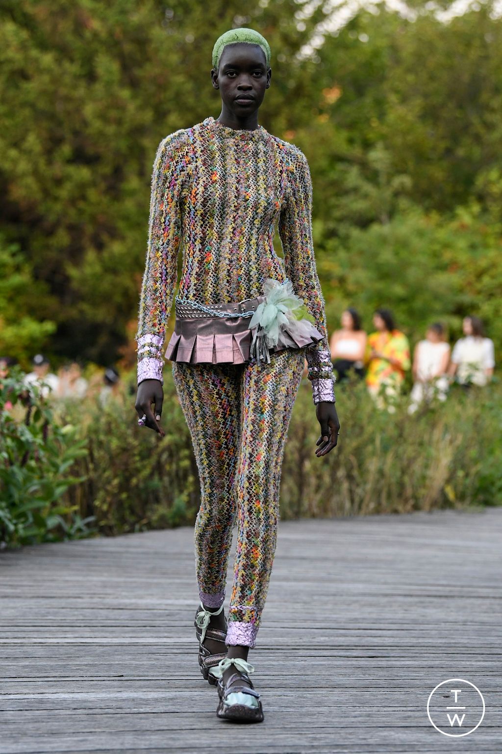Fashion Week New York Spring/Summer 2023 look 27 from the Collina Strada collection womenswear