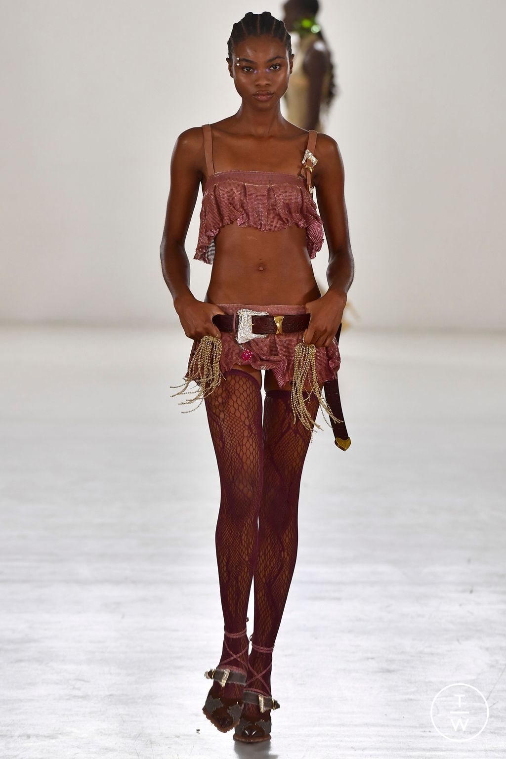Fashion Week London Spring/Summer 2023 look 18 from the Poster Girl collection womenswear