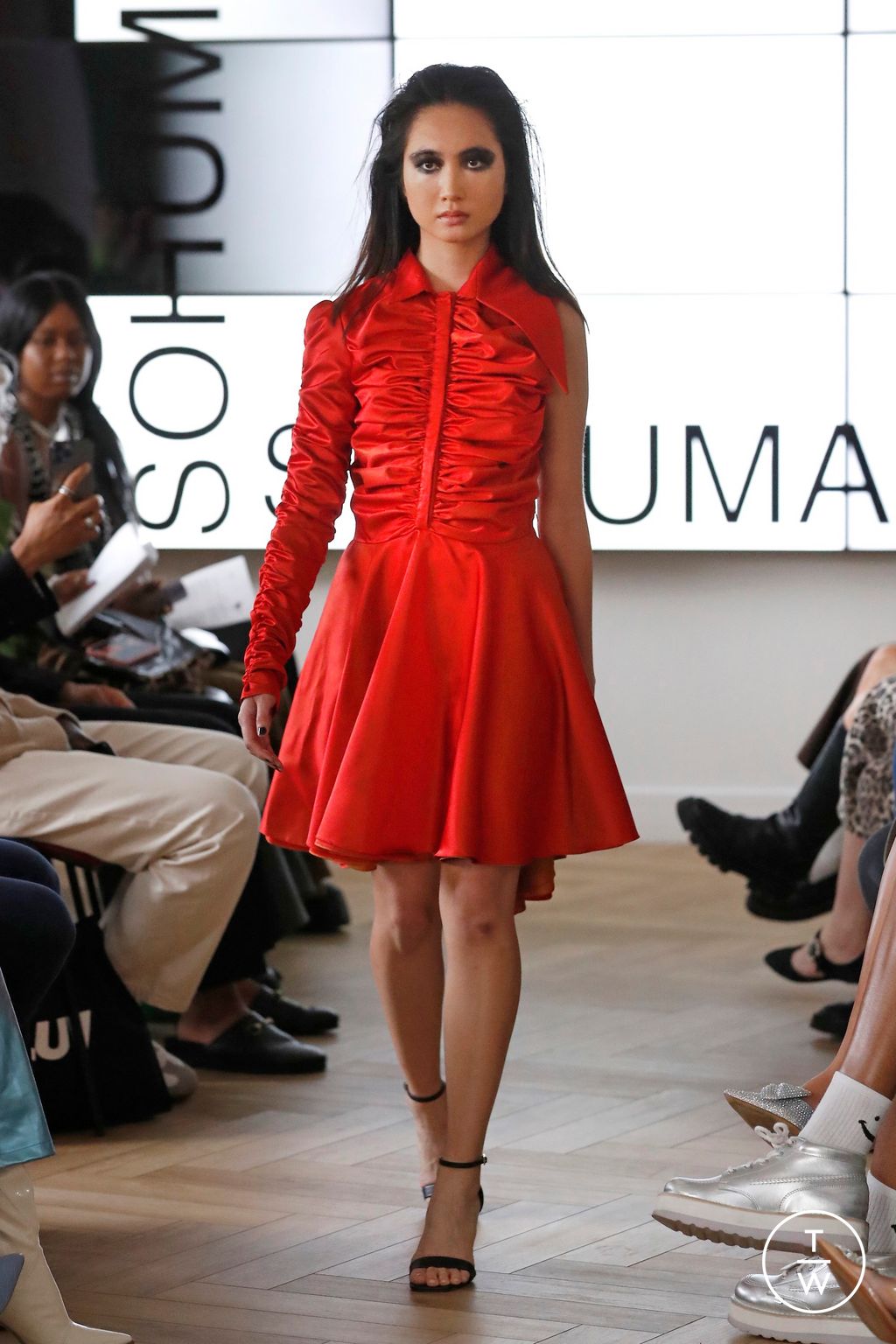 Fashion Week London Spring/Summer 2023 look 11 from the SOHUMAN collection womenswear