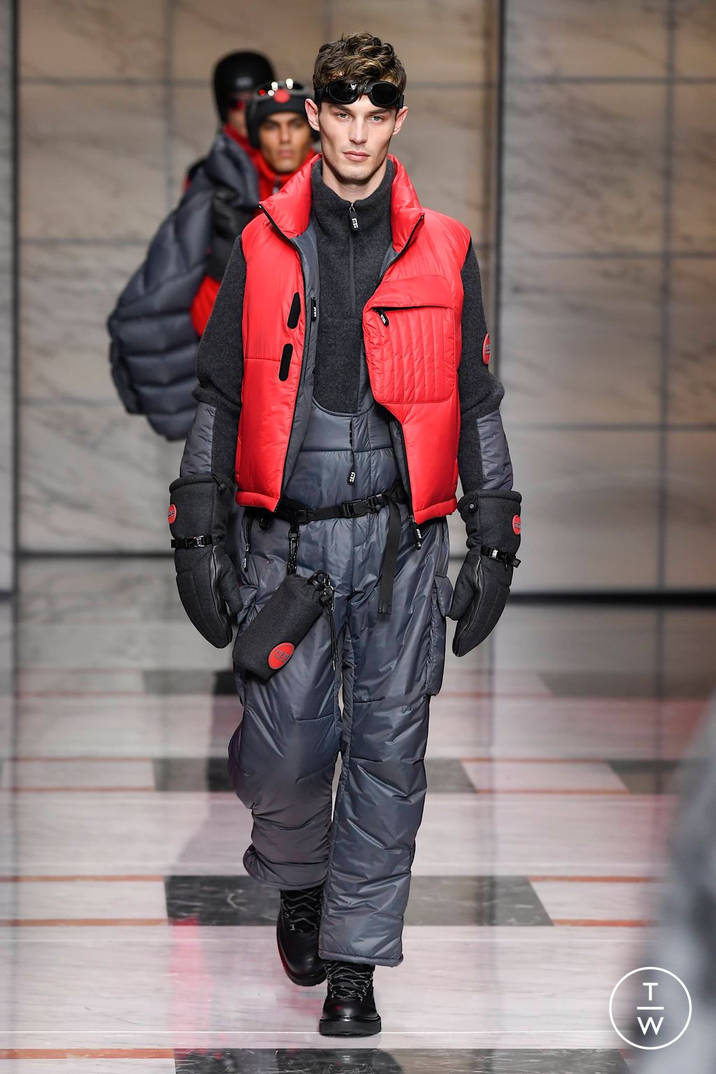 Fashion Week Milan Fall/Winter 2023 look 66 from the Giorgio Armani collection menswear