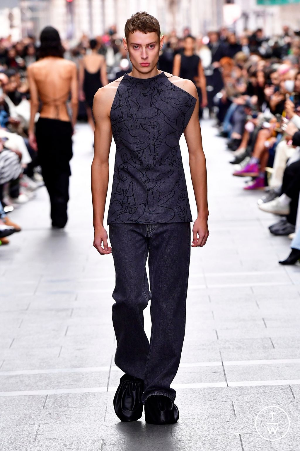 Fashion Week Paris Spring/Summer 2023 look 13 from the GAUCHERE collection womenswear