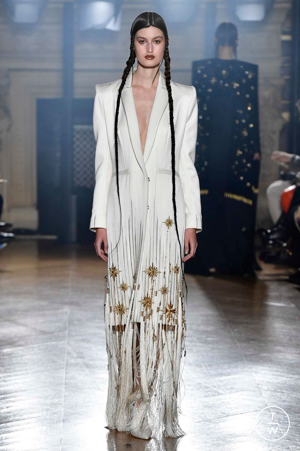 Fashion Week Paris Spring/Summer 2023 look 23 from the Maison Sara Chraibi collection couture