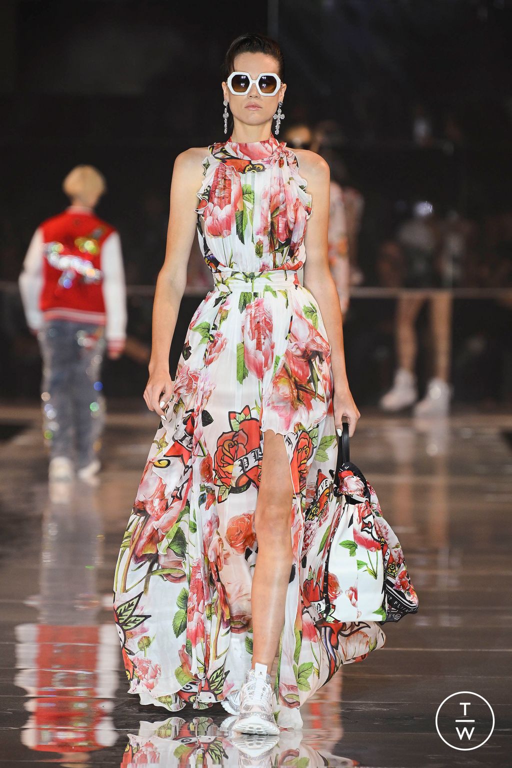 Fashion Week Milan Spring/Summer 2023 look 54 from the Philipp Plein collection womenswear