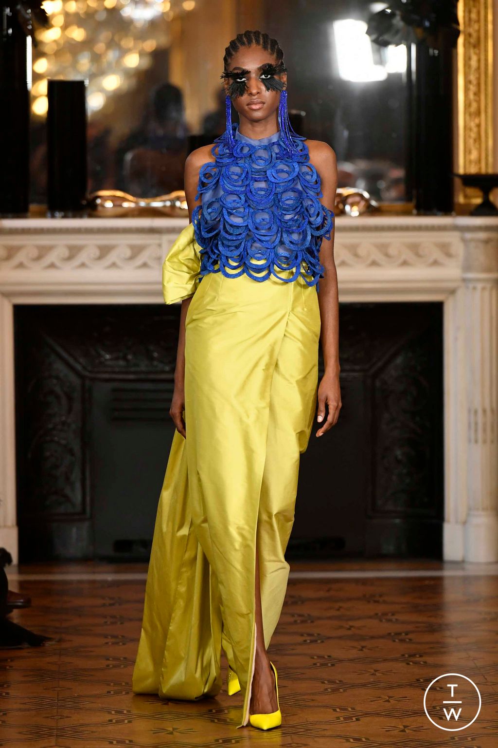 Fashion Week Paris Spring/Summer 2023 look 22 from the Imane Ayissi collection couture